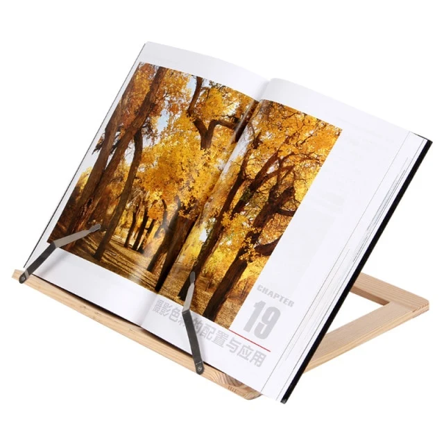 Porte livre en bois