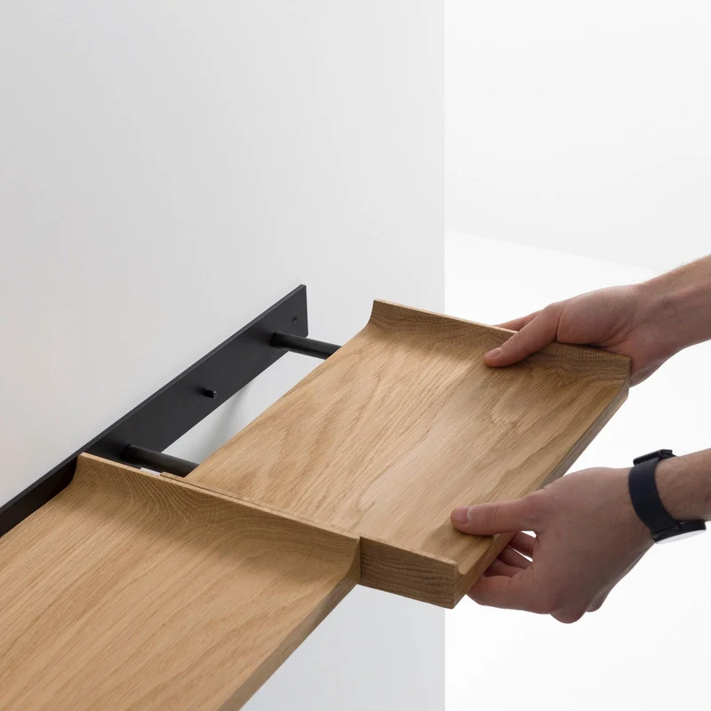 Etagère murale | Chêne massif | 90 cm