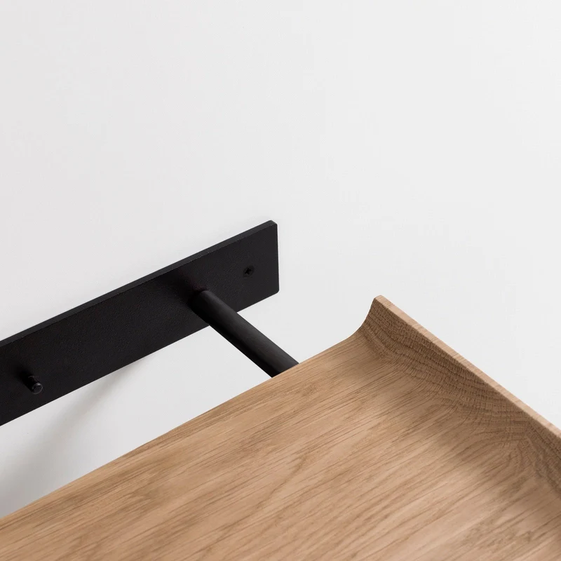 Etagère murale | Chêne massif | 90 cm