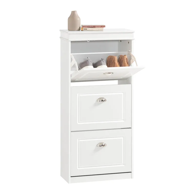 SoBuy FSR94-W Meuble à Chaussures Slim 24 cm – 12 Paires, 3 Abattants, FSC®, Blanc