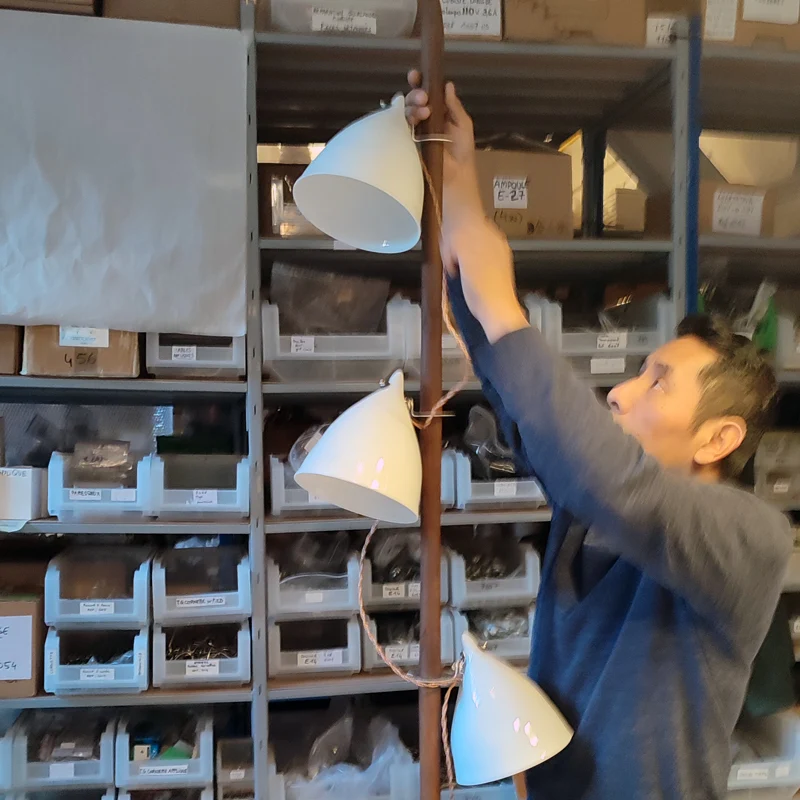 LE PERCHOIR - Lampadaire 165cm - Bois Doré
