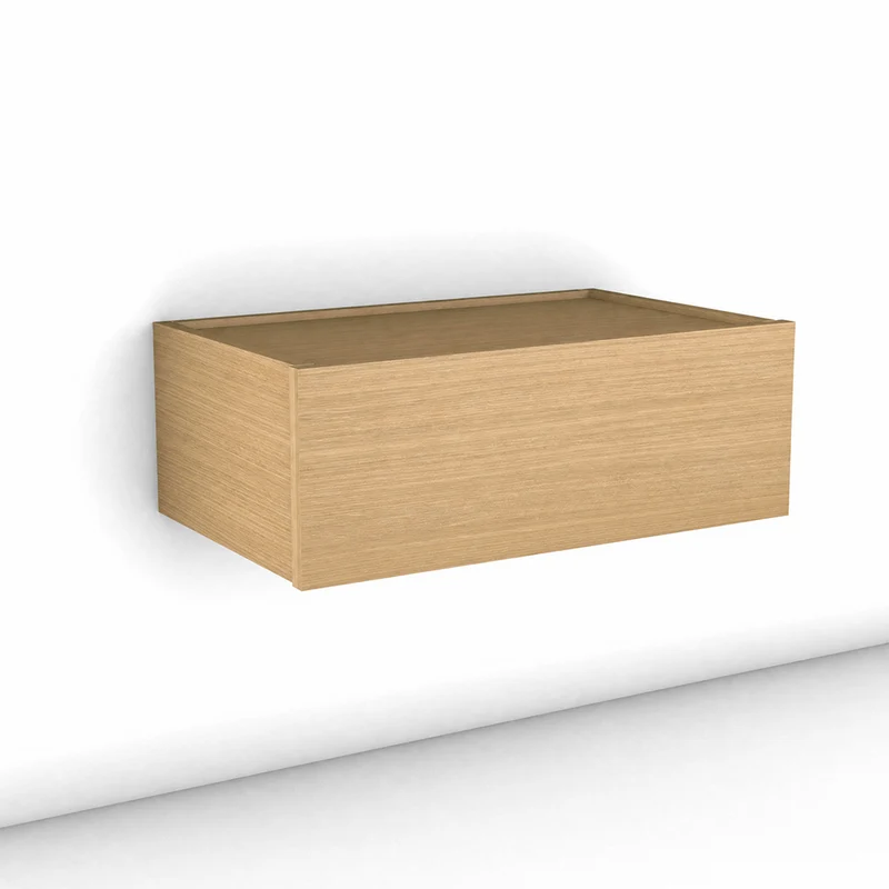 Dalea Floating Shelf with Drawer · Oak Decor – 1 Module