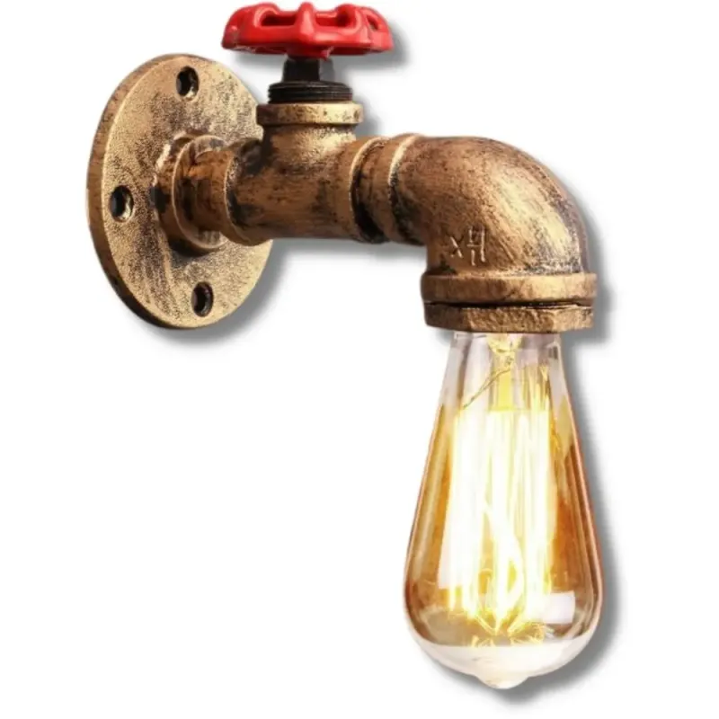 Applique Murale Industrielle Robinet