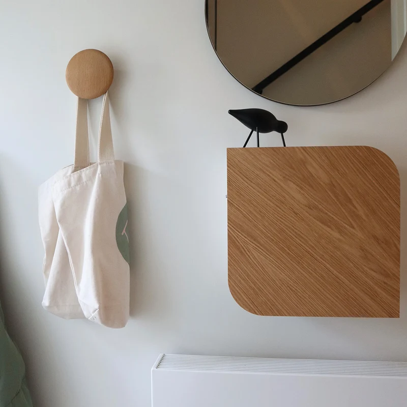 Cielo Wall Cabinet · Oak & White