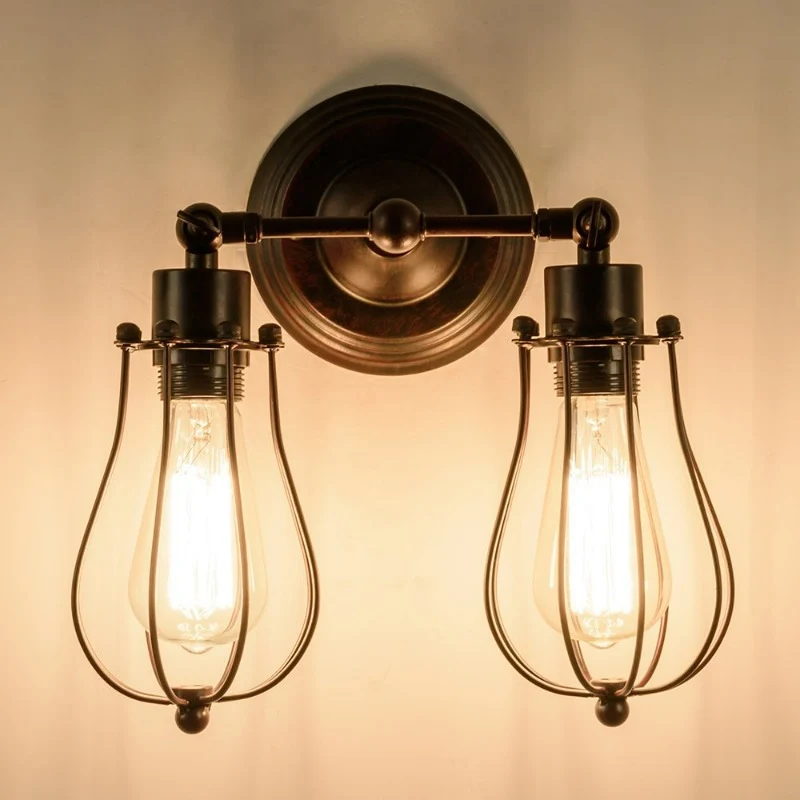 Applique Murale Industrielle Vintage 29,5 cm