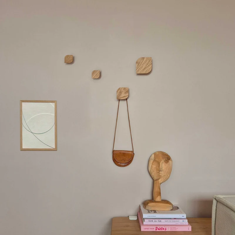 Cielo Set of Three Wall Hook · Large Oak