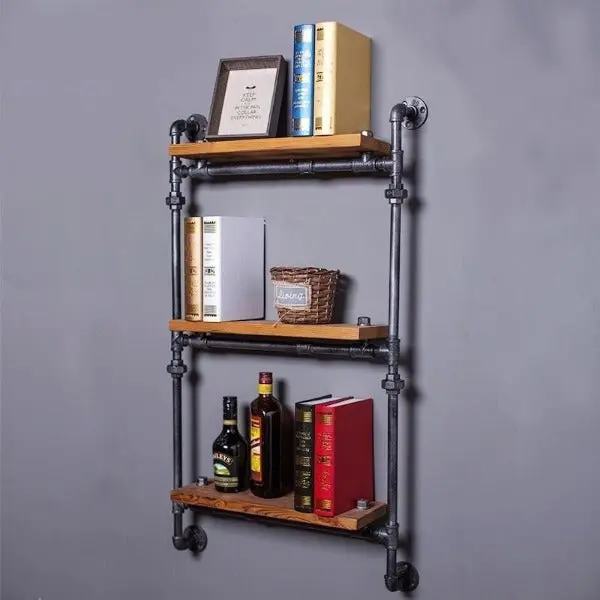 Étagère Murale Industrielle Loft