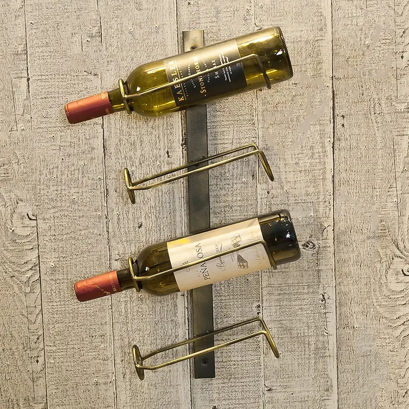 Étagère Murale Industrielle Originale Bouteille