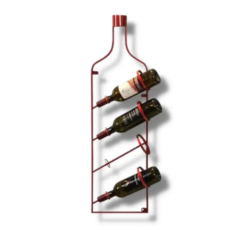 Étagère Murale Industrielle Originale Bouteille