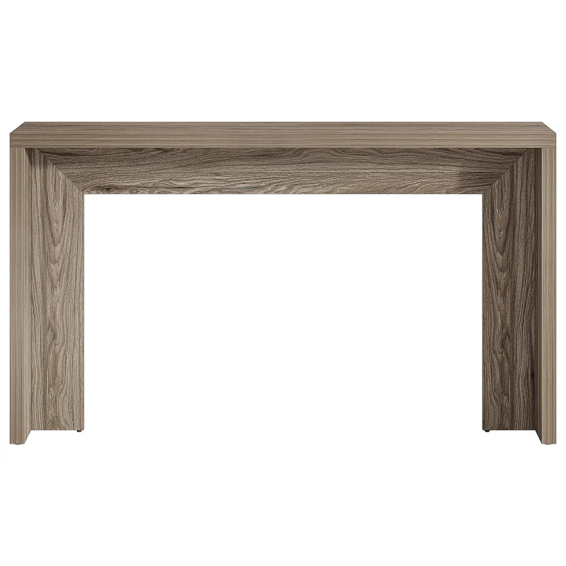 Tribesigns Console style campagne 140 cm, Table d'entrée étroite avec rangement