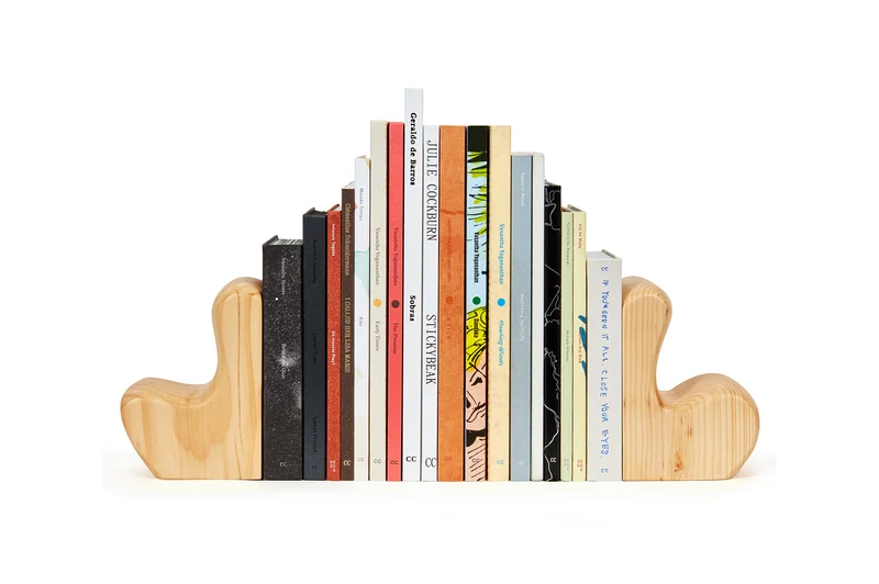 Serre-livres en pin