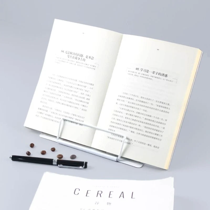 Support de livre vintage blanc
