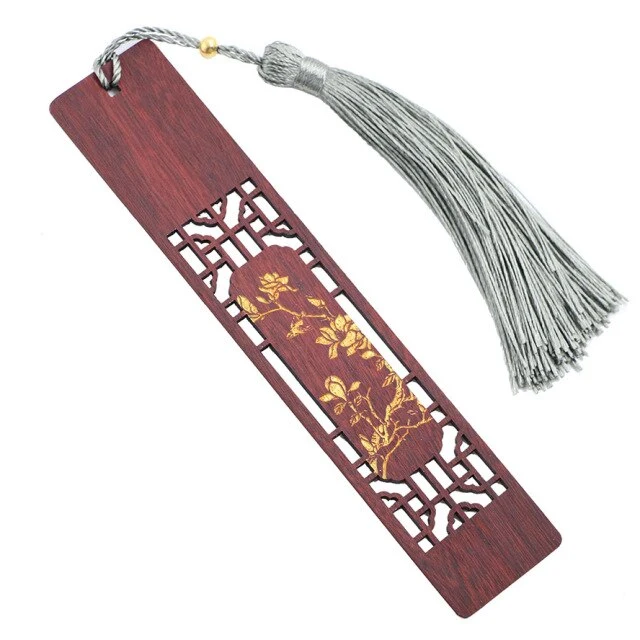 Marque page chinois en bois