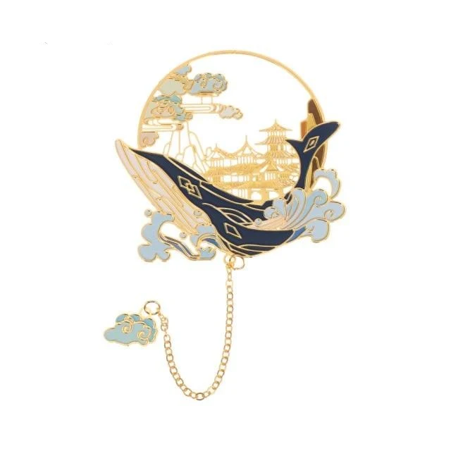 Marque page Baleine