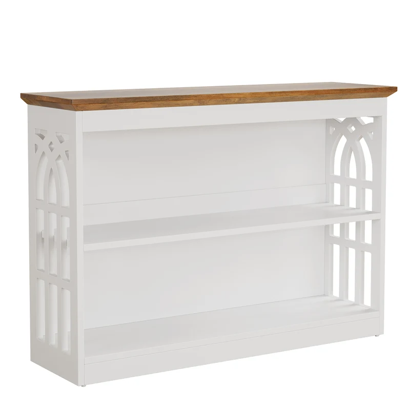 Tribesigns Console moderne pour l'entrée 105 cm blanche à placer derrière un canapé