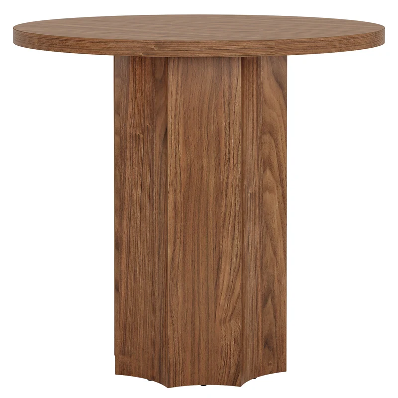Tribesigns Table à Manger Ronde, 80 cm Table de Cuisine pour 4 Personnes pour Salle à Manger