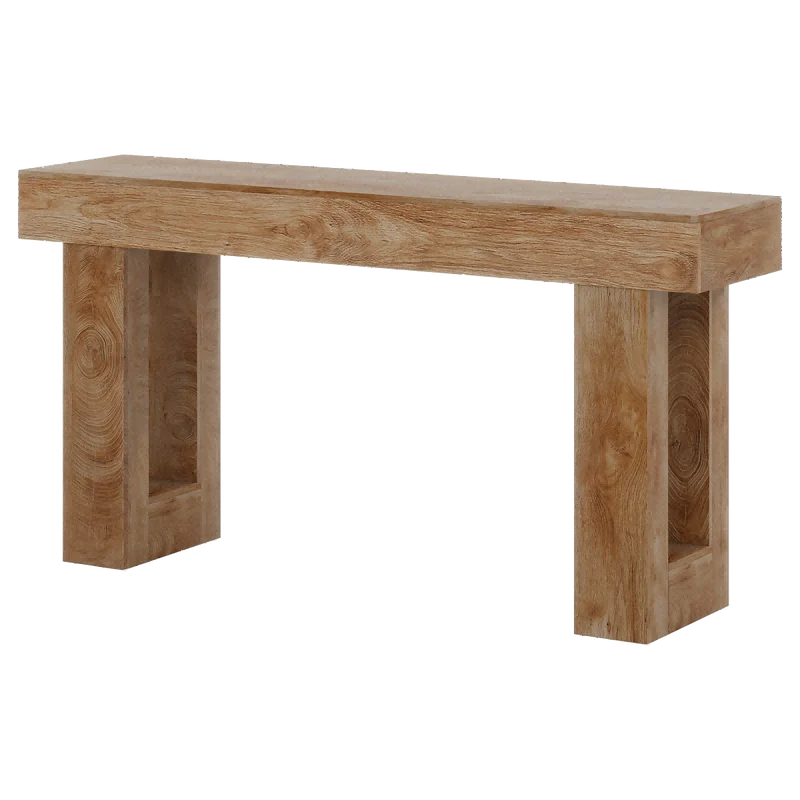 Tribesigns Table console de 160 cm, Table d'entrée de style ferme en bois