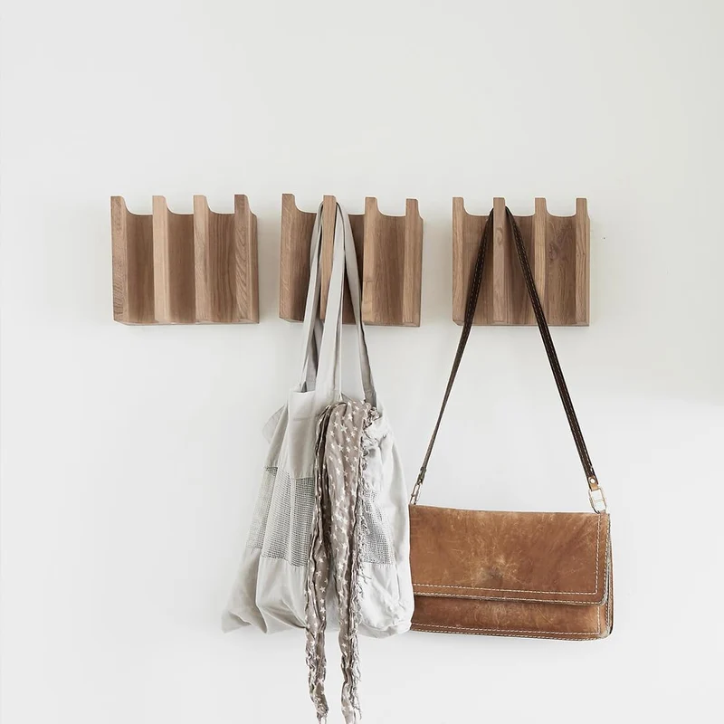 Patère en bois