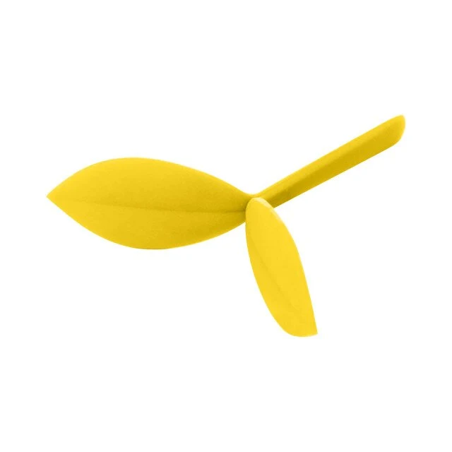 Marque page feuille jaune