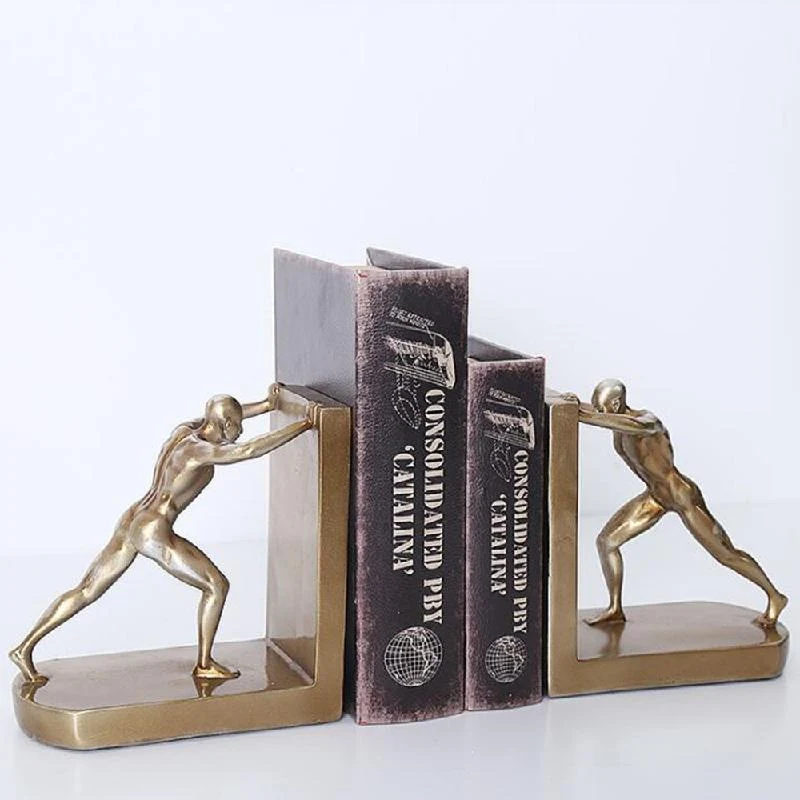 Serre livre sculpture homme