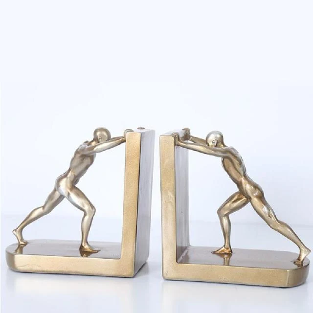 Serre livre sculpture homme