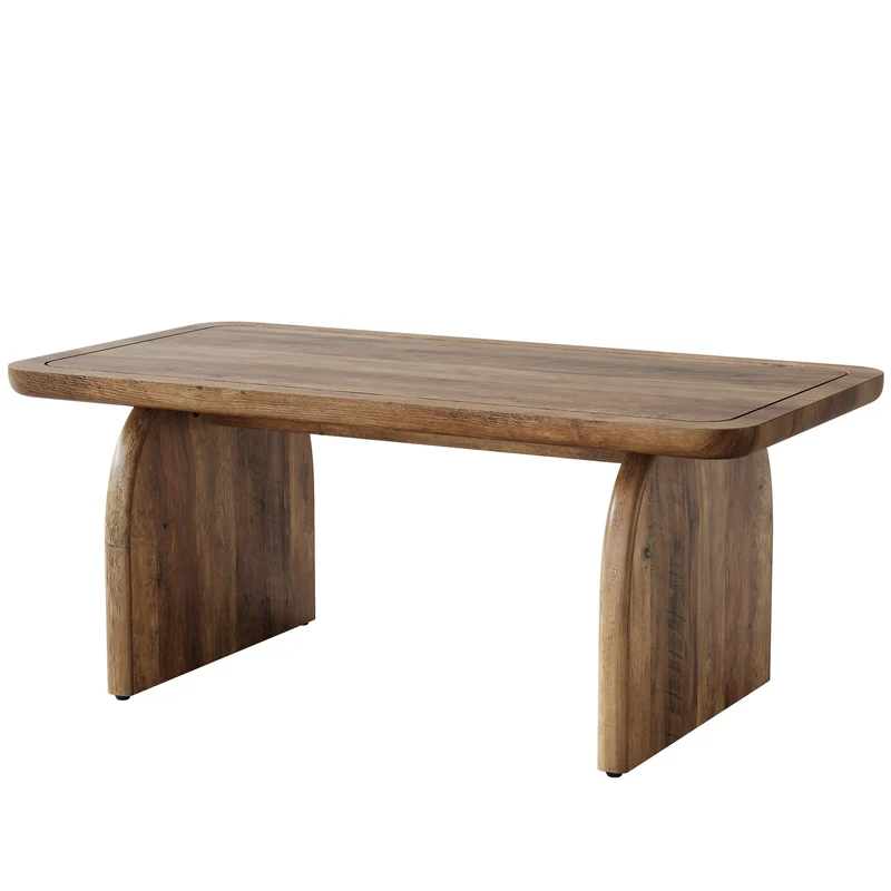 Tribesigns Table basse 120 cm, Table centrale de ferme Table basse à thé cocktail