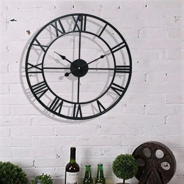 Horloge Industrielle Métallique