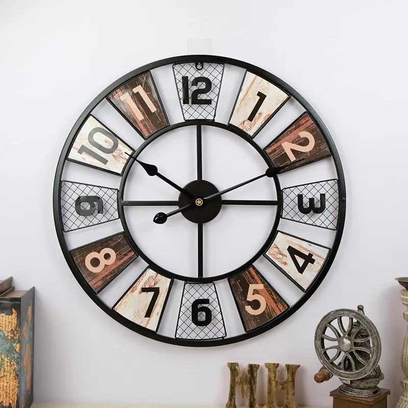 Horloge Industrielle Motifs