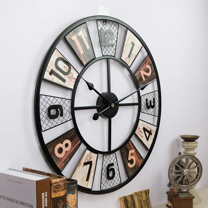 Horloge Industrielle Motifs