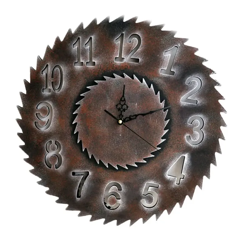 Horloge Industrielle Scie