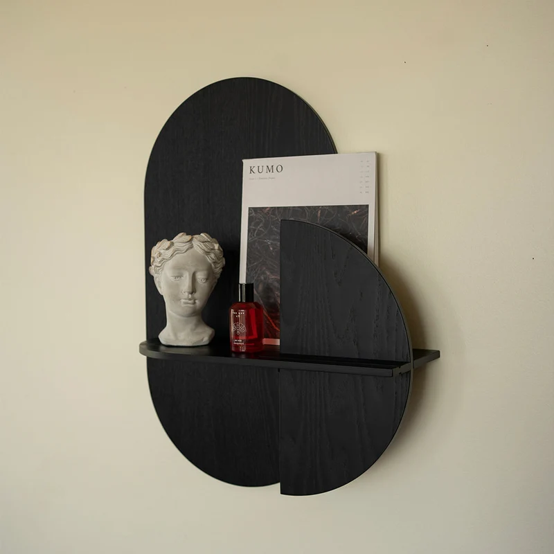 Alba Nightstand or Shelf Front Panel Add On · Black