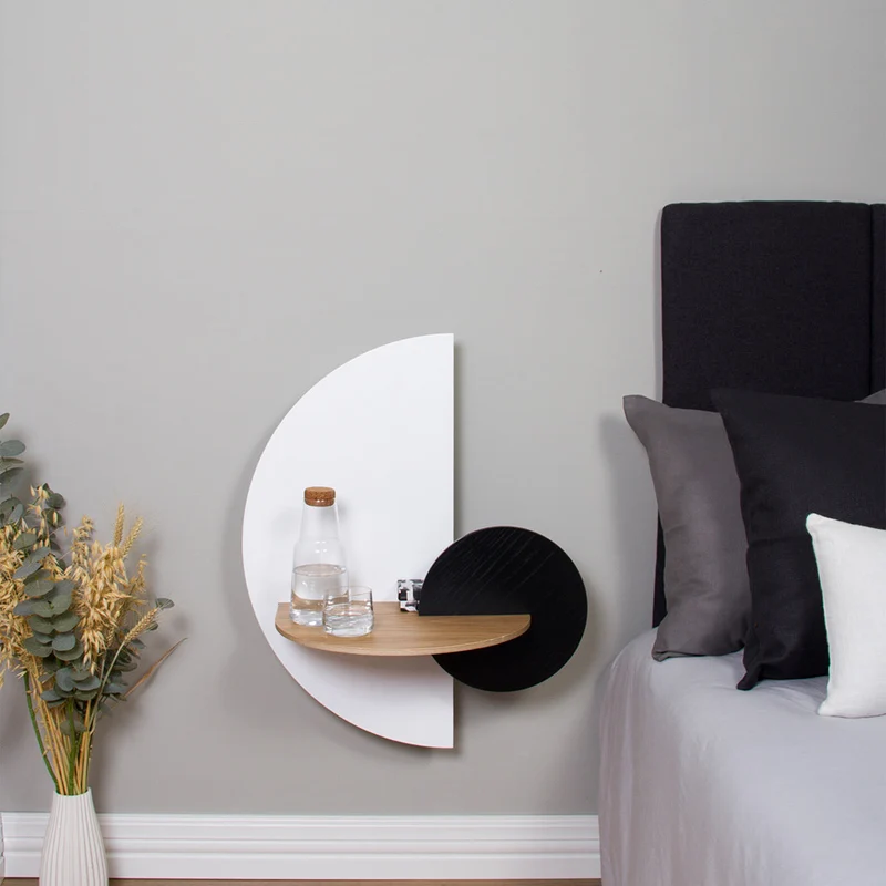 Alba Nightstand or Shelf Front Panel Add On · Black