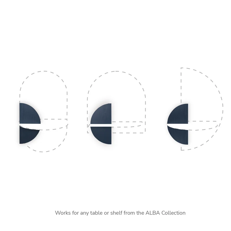 Alba Nightstand or Shelf Front Panel Add On · Blue