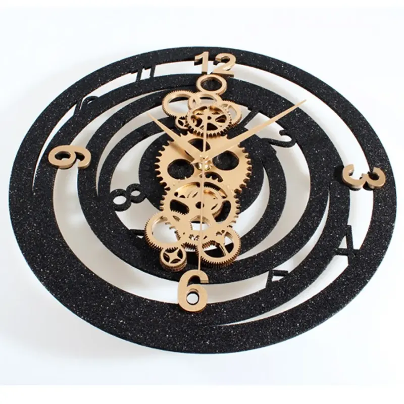 Horloge Industrielle Spirale