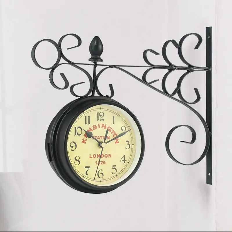 Horloge Industrielle Station
