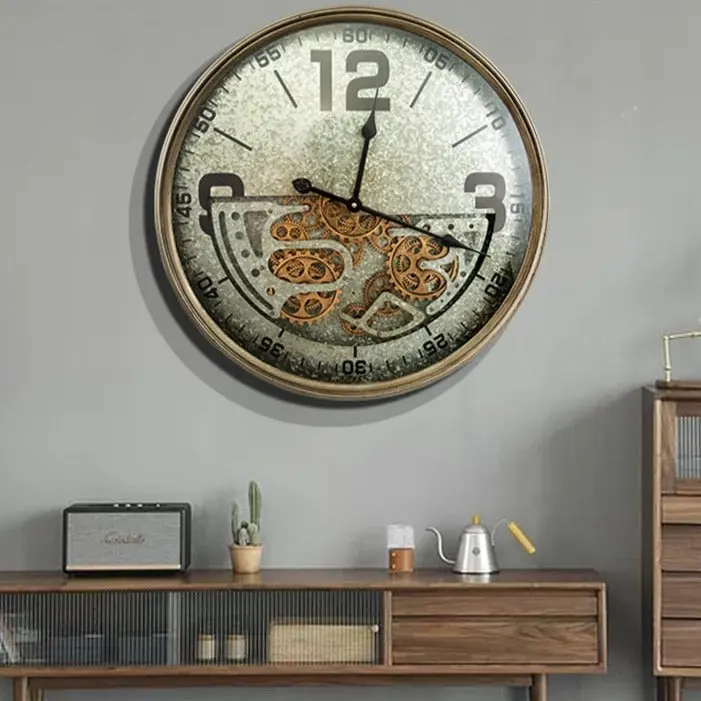 Horloge Industrielle Style Ancien