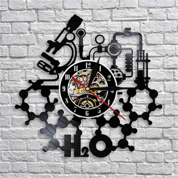 Horloge Industrielle En Vinyle