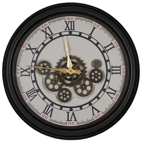 Horloge Murale Murale Industrielle À Engrenages