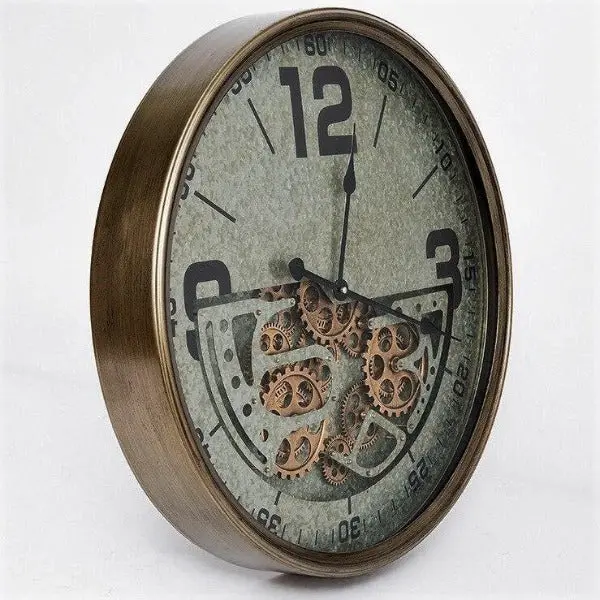 Horloge Murale Industrielle Géante 60 cm