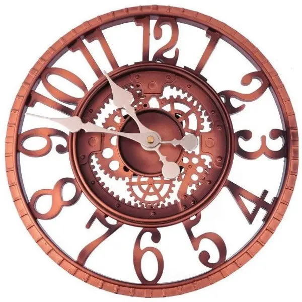 Horloge Murale Industrielle Steampunk