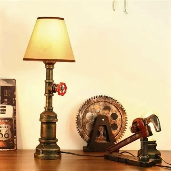 Lampe à Poser Industrielle Rétro
