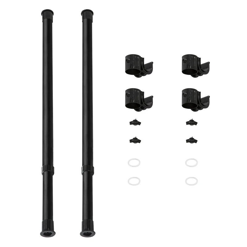 sebuyfr.comG109-P02 Set de 2 Barre Télescopique pour Portemanteau Lot de 2 Tige Tringle à Vêtement Barre