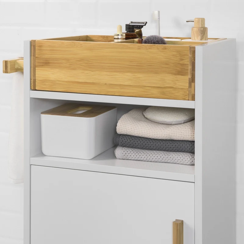 SoBuy BZR32-W Meuble de Rangement Roulant Chariot de Stockage Cuisine