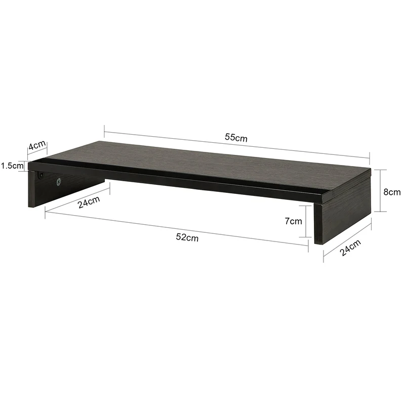 SoBuy BBF05-N Support de Moniteur Écran Ergonomique Réhausseur d'Écran Design