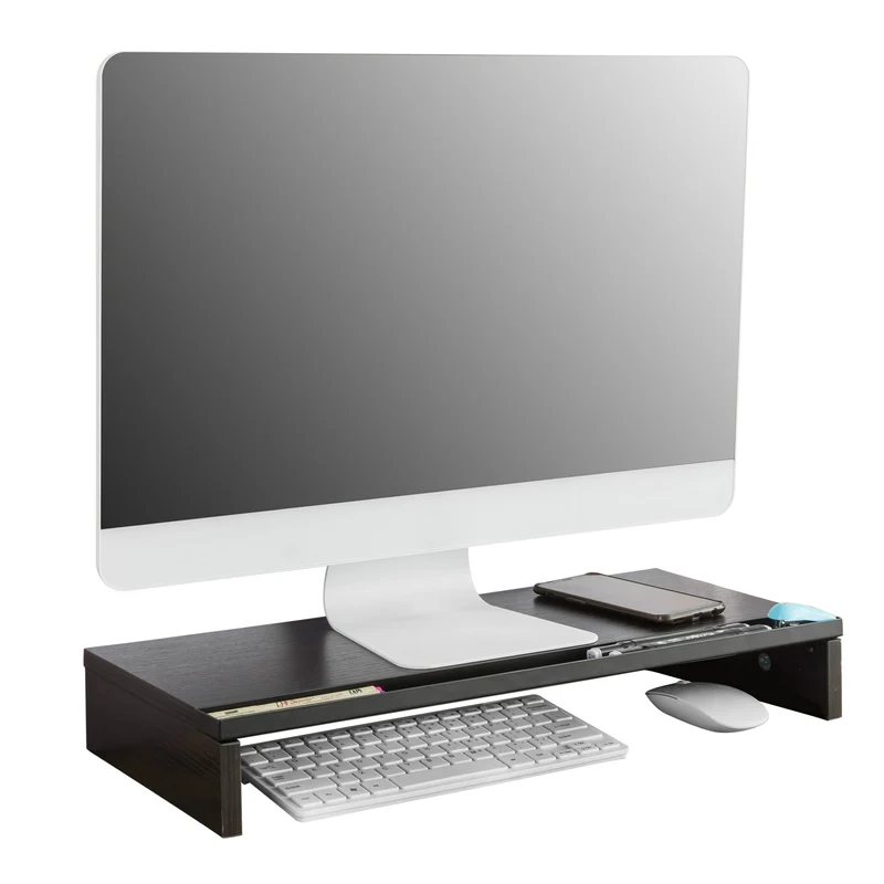 SoBuy BBF05-N Support de Moniteur Écran Ergonomique Réhausseur d'Écran Design