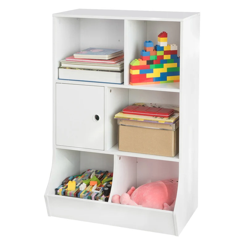 SoBuy KMB25-W Bibliothèque Meuble de Rangement pour Livres et Jouets Étagère de Rangement