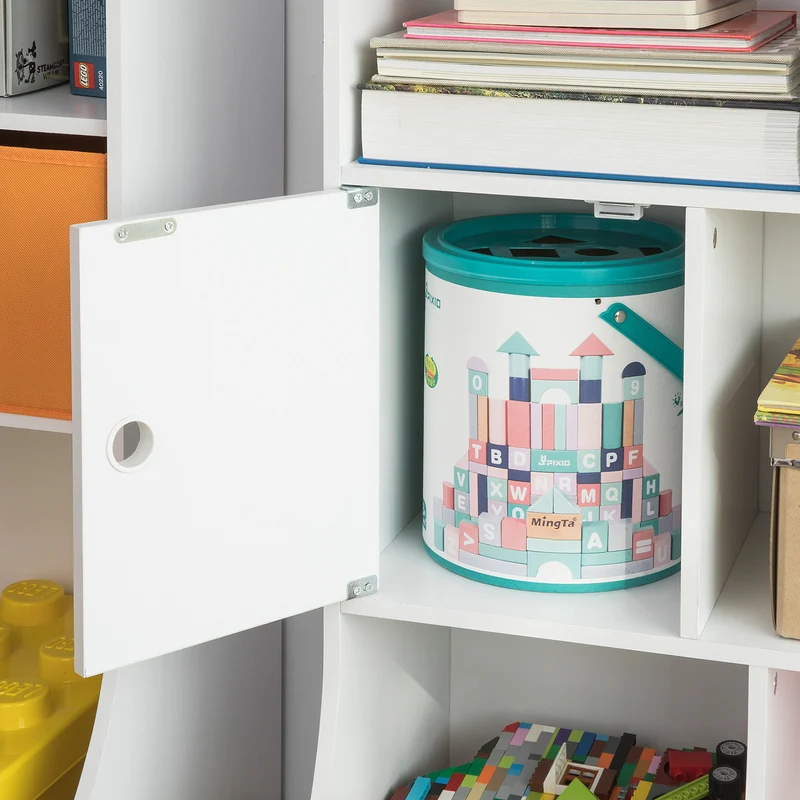 SoBuy KMB25-W Bibliothèque Meuble de Rangement pour Livres et Jouets Étagère de Rangement