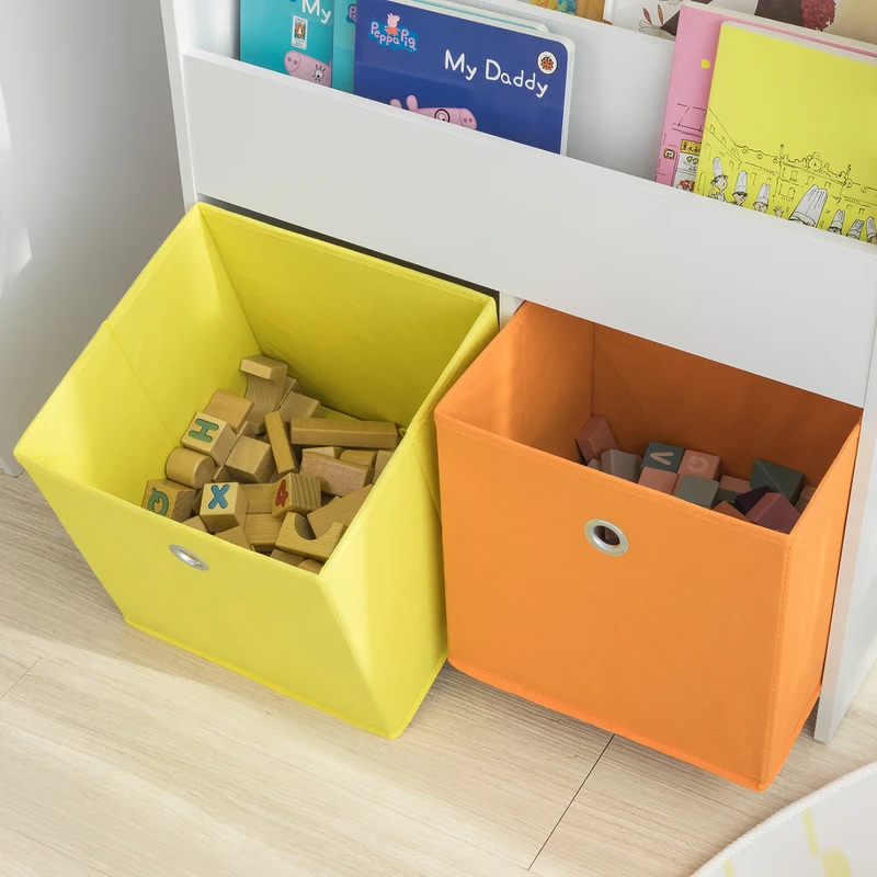 SoBuy KMB27-W Bibliothèque Meuble de Rangement pour Livres et Jouets Étagère de Rangement