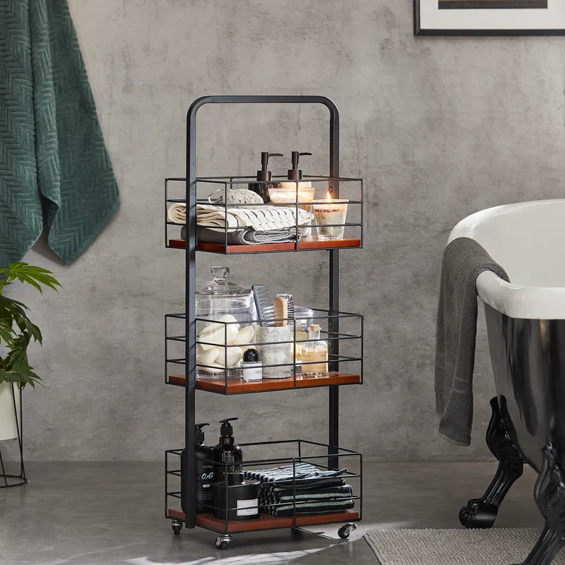 SoBuy NSR06-N Chariot de Stockage Etagère de Rangement Cuisine Tour de Rangement