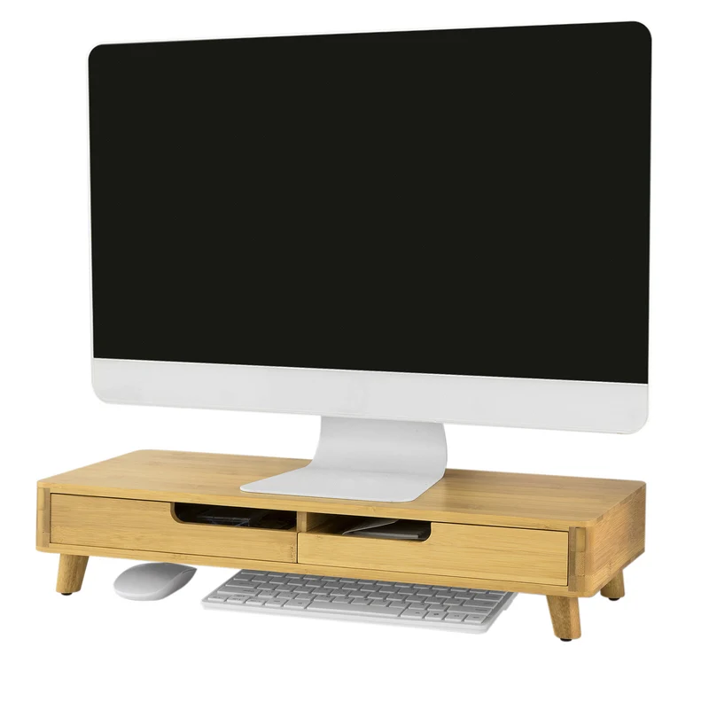 SoBuy BBF06-N Support de Moniteur Écran Ergonomique Support pour Écran d'ordinateur